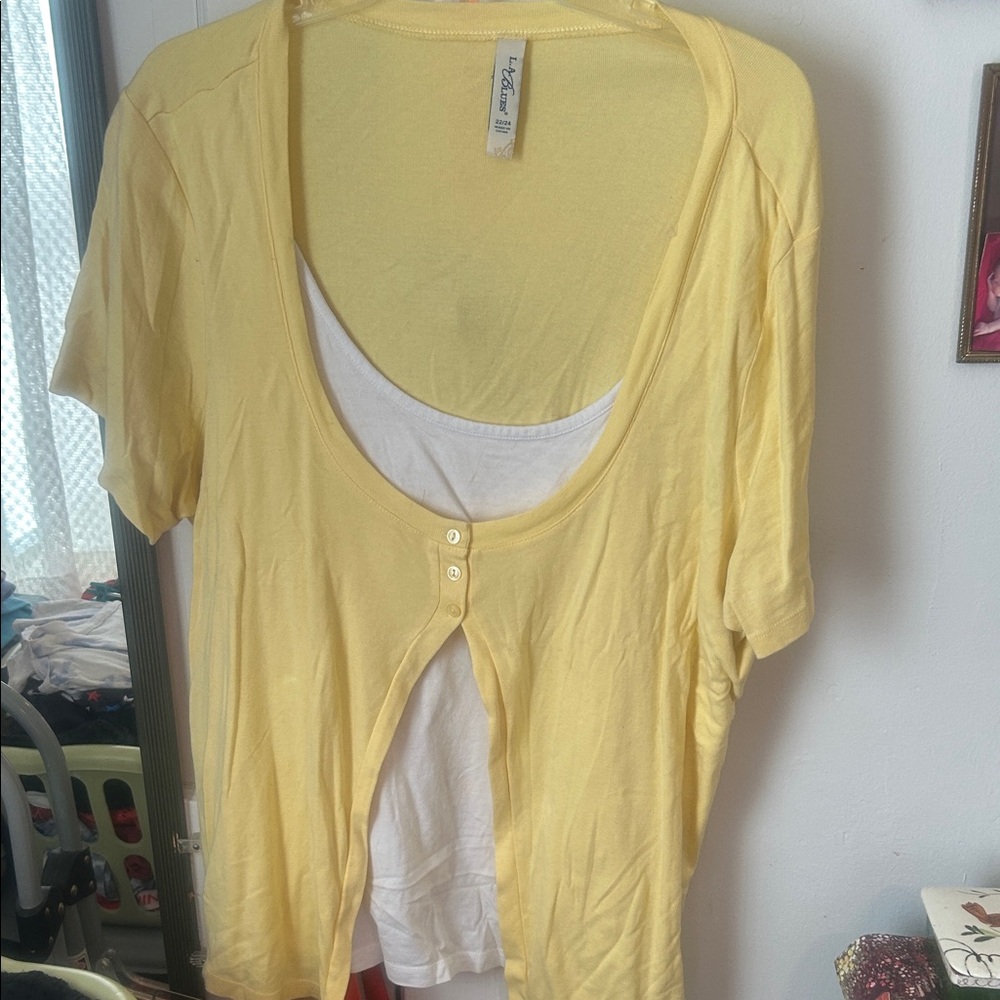 L.A. Blues Soft Yellow Top
